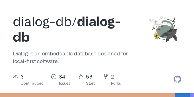Dialog is an embeddable database designed for local-first software. - dialog-db/dialog-db