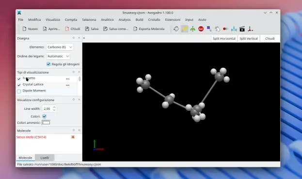 avogadro kde linux