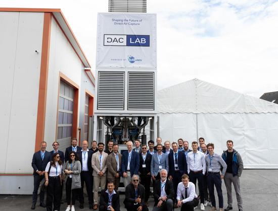 DACLab remove CO₂ com menos energia que concorrentes