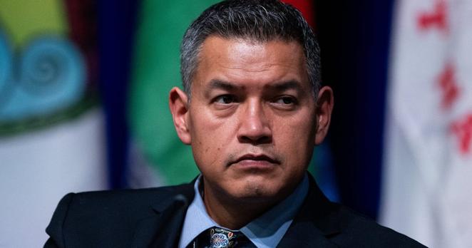 Assembly of First Nations (AFN) Prince Edward Island Regional Chief Wendell LaBobe looks on during the AFN Special Chiefs Assembly in Ottawa on Dec. 4, 2024. THE CANADIAN PRESS/Spencer Colby Assembly of First Nations (AFN) Prince Edward Island Regional Chief Wendell LaBobe looks on during the AFN Special Chiefs Assembly in Ottawa on Dec. 4, 2024. THE CANADIAN PRESS/Spencer Colby