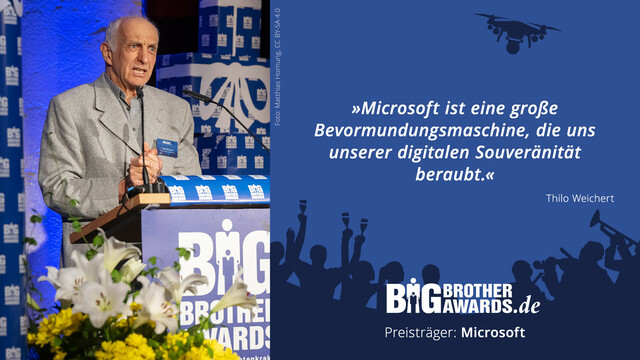 BigBrotherAward für Microsoft