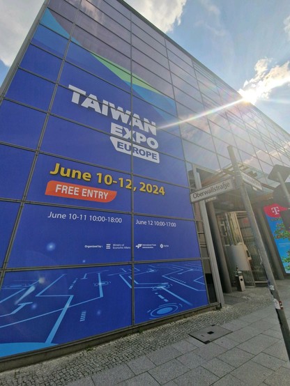 Taiwan Expo entrance in Berlin