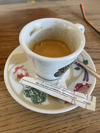 A cup of espresso
