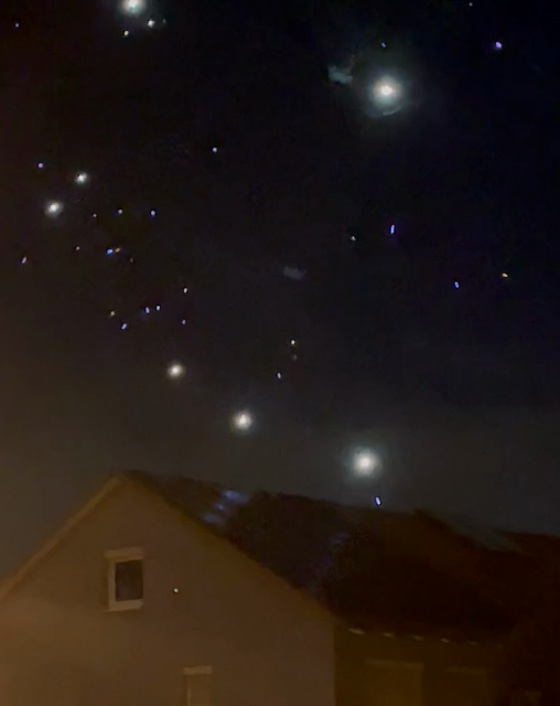 fireworks reflecting in solar panels, giving an effect like very expensive LED walls at concerts gave us in the early 2000s? Refracted, “pixelated” (by the inner structure of the panels) rainbows washing over a PV installation’s surface on a house’s roof. 