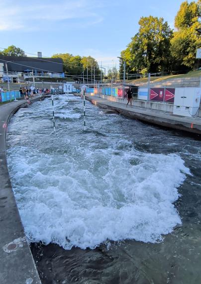 Eiskanal in Augsburg